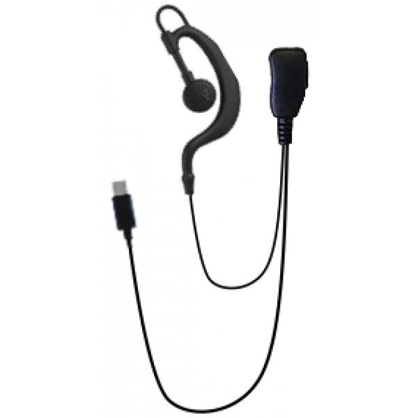 Type-Cプラグ耳掛け型有線トグルイヤホンマイク(CE21GI)