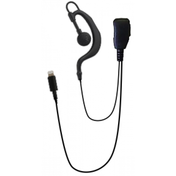 ライトニングプラグ耳掛け型有線トグルイヤホンマイク(CE31GI)